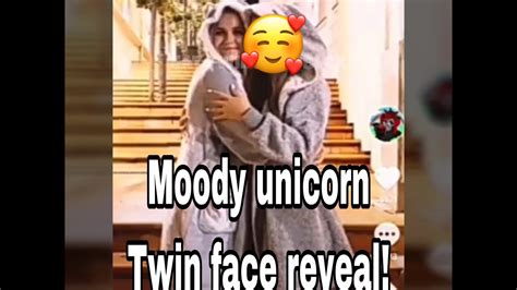 moody unicorn twins face